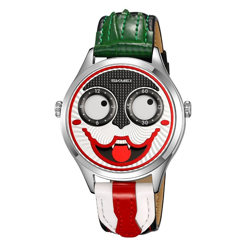 Unisex Clown Dial Watch & Waterproof