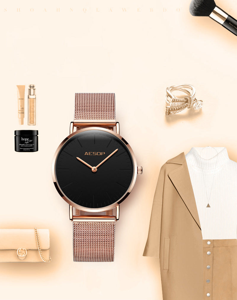 Elegant Waterproof Women’s Watch  Perfect for Daily Wear