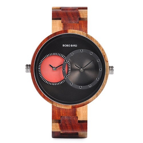 BOBO BIRD Men’s Thin Wood Watch