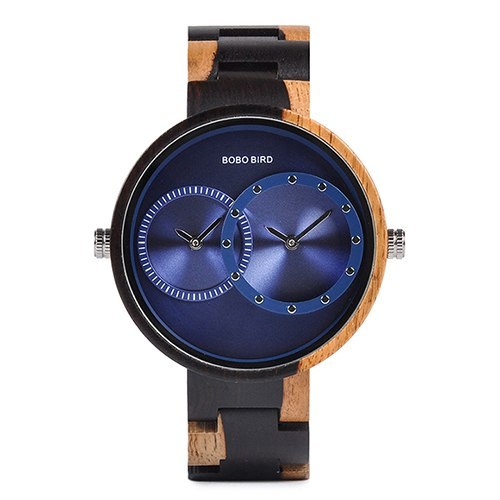 BOBO BIRD Men’s Thin Wood Watch