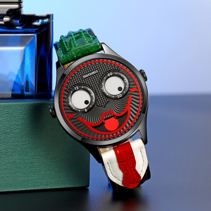 Unisex Clown Dial Watch & Waterproof