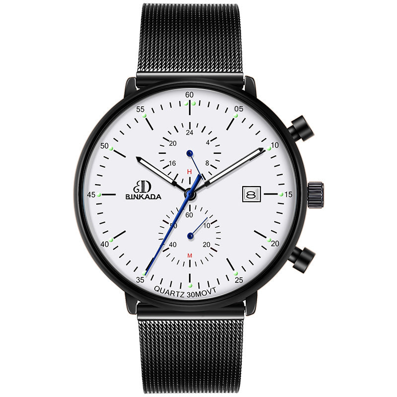 Luxury Luminous Waterproof Sports Watch – Men’s Quartz Timepiece