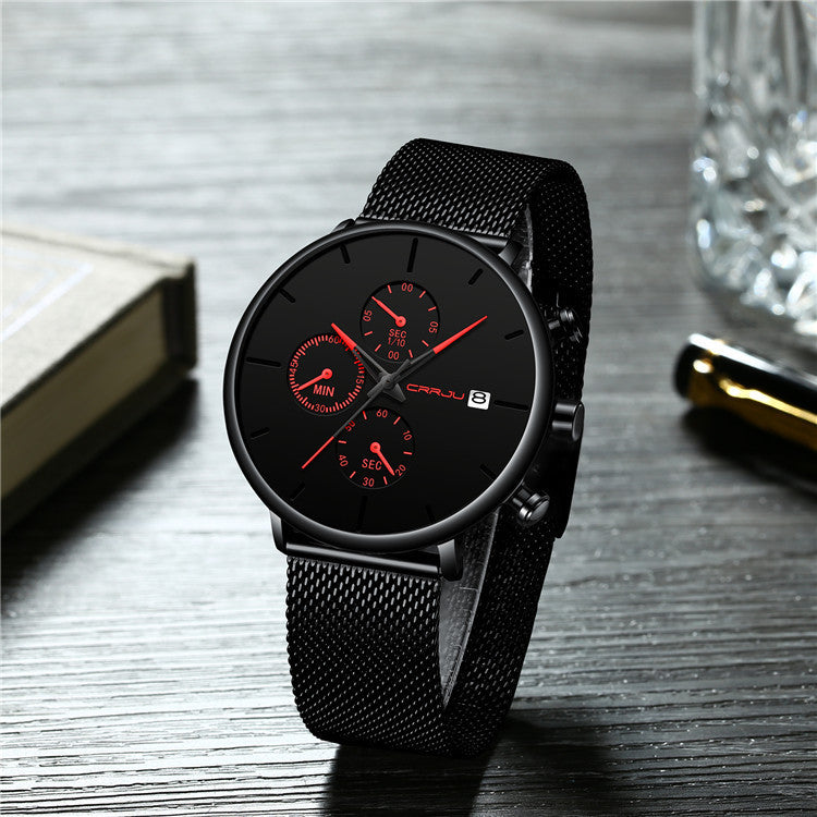 Stylish Casual Quartz Watch Waterproof 30M