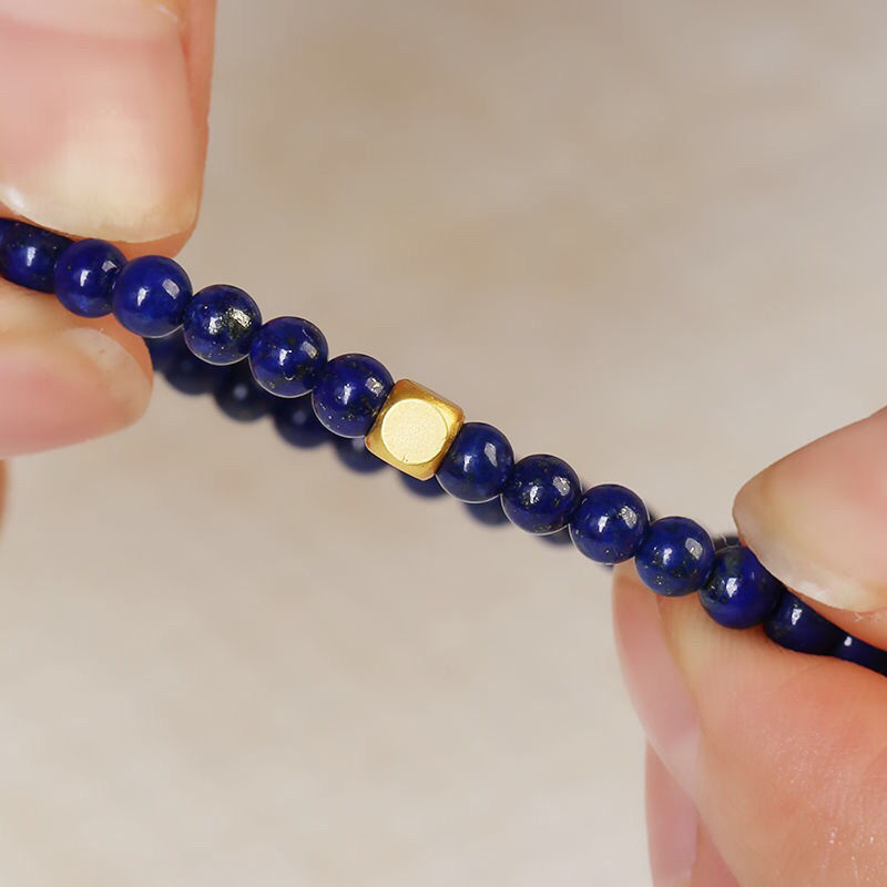 Natural Green Gold Stone Bracelet – Handmade Gemstone Jewelry for Women