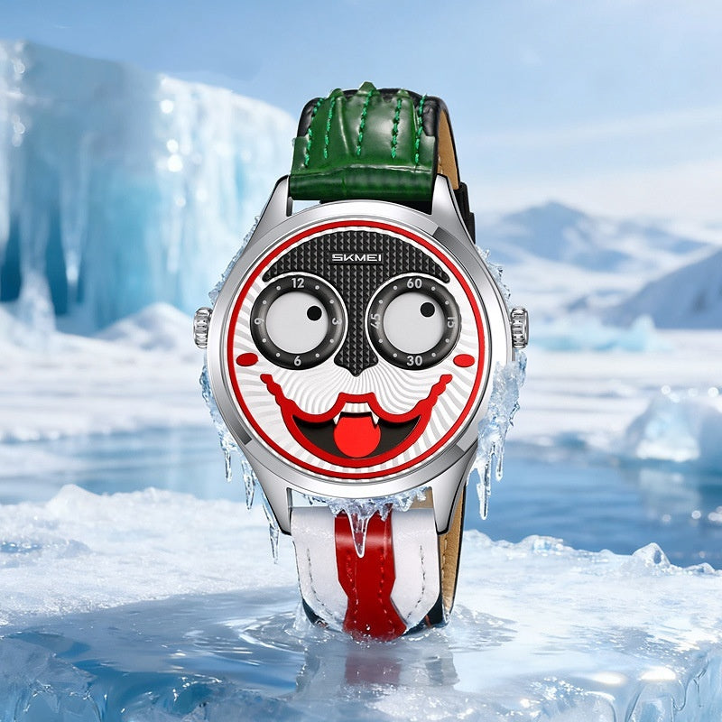 Unisex Clown Dial Watch & Waterproof