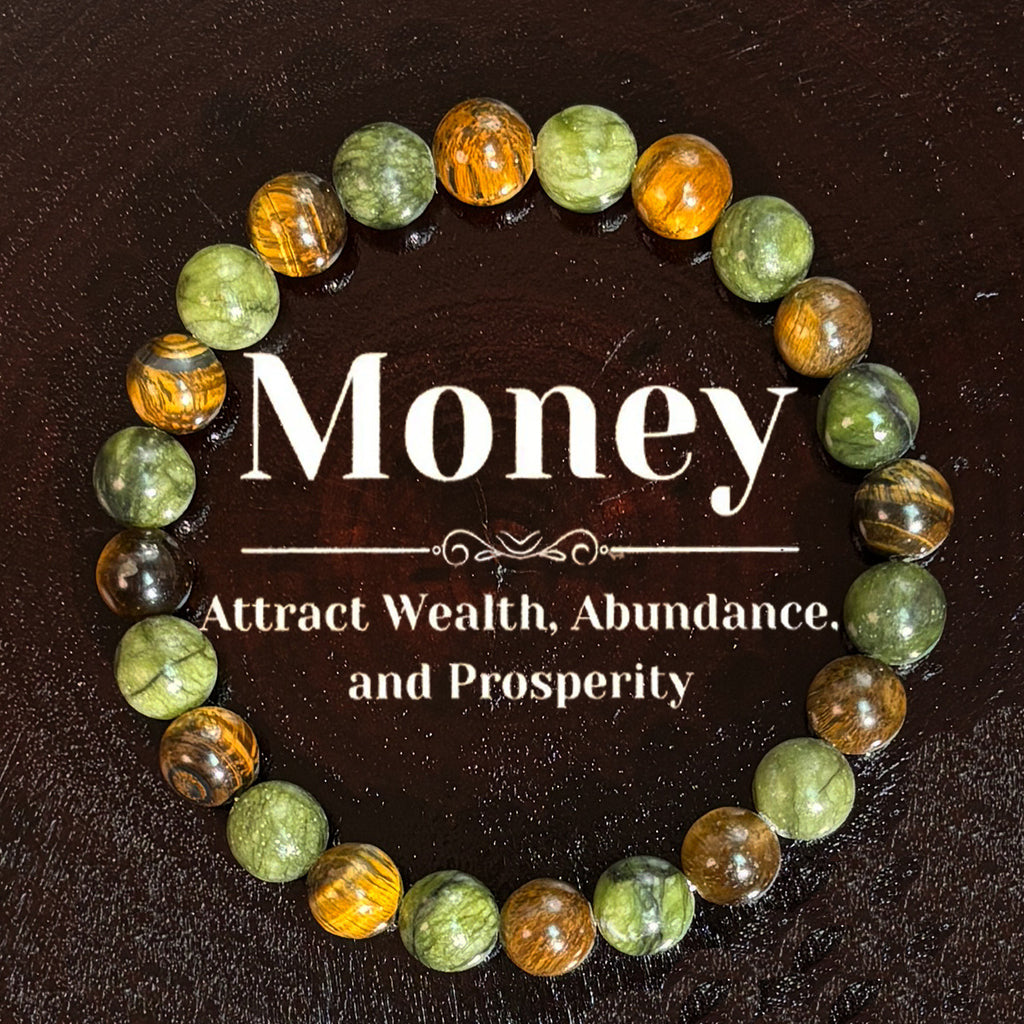 Tiger Eye Natural Stone Beaded Bracelet – Handmade Gemstone Jewelry for Men & Women